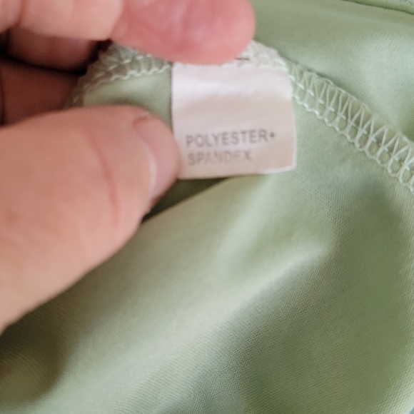 Ounaya Boho Style Tunic  Fully Lined Aqua Animal print Blouse/Top 2XL - Picture 5 of 7